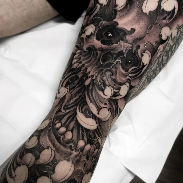 Japanese tattoo by Juvel Vazquez FIBS