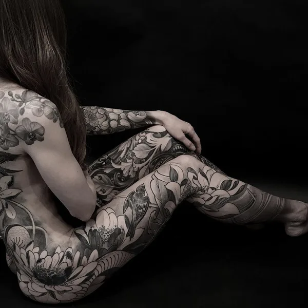 Japanese tattoo by Juvel Vazquez FIBS