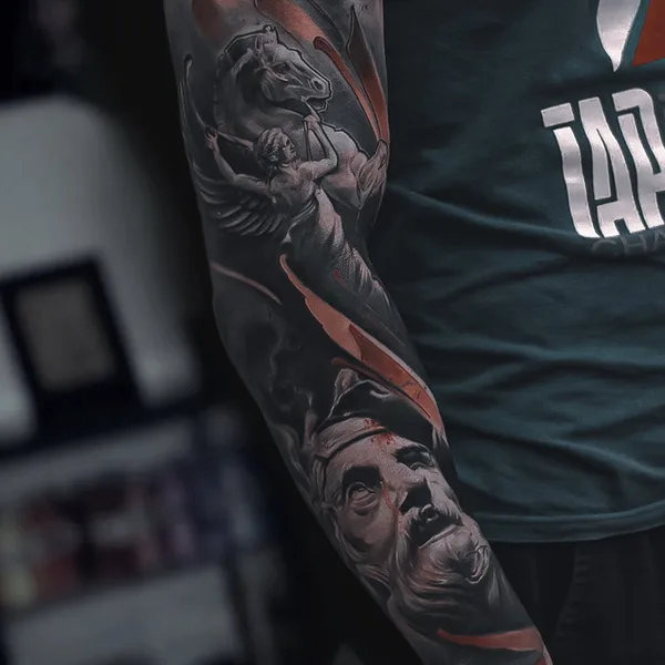 Авторская tattoo by Alex Bogdanov in Ташкент