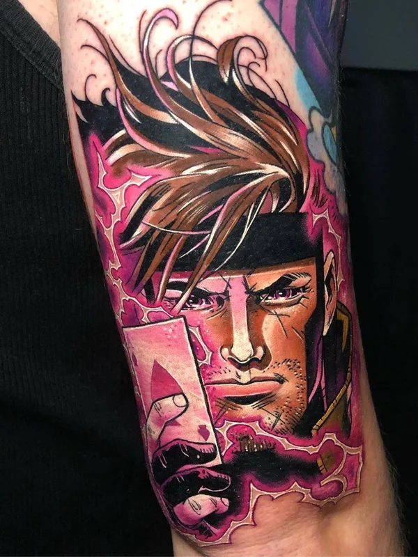male color comic tattoo on forearm #31499 | Tattoo Artist Dane Grannon
