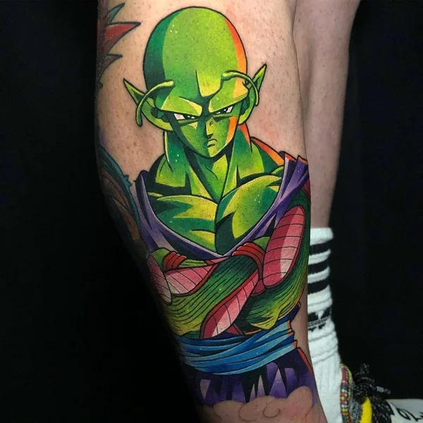 New School tattoo by Dane Grannon