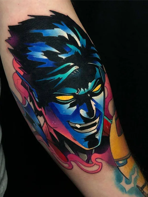 color anime tattoo on forearm #31494 | Tattoo Artist Dane Grannon