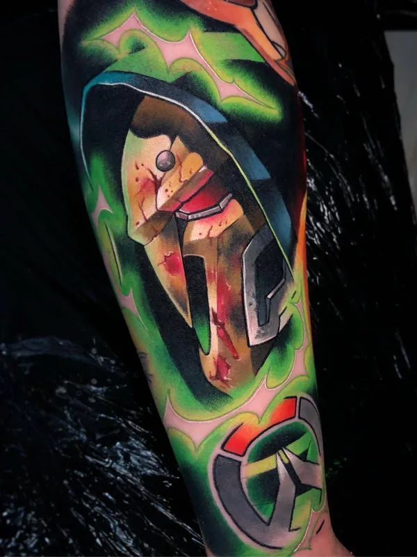 color new school tattoo on forearm #31495 | Tattoo Artist Dane Grannon