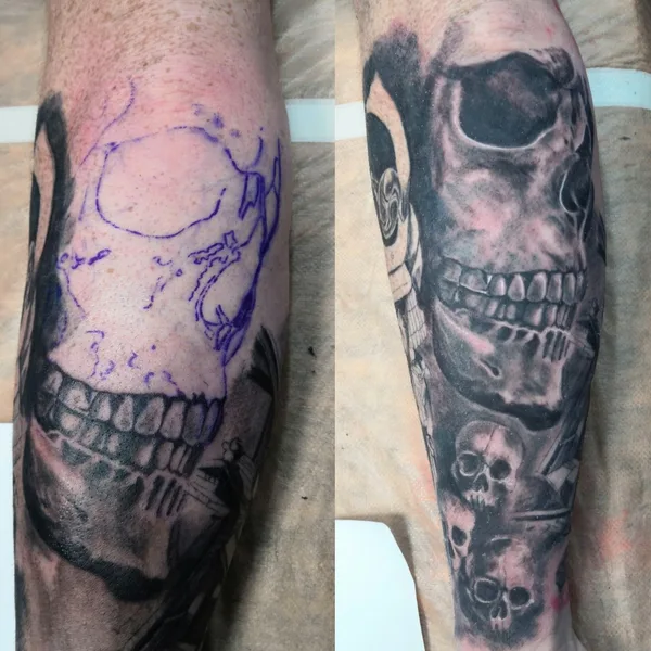 Portrait tattoo by Рузель Ситдыков in Альметьевск