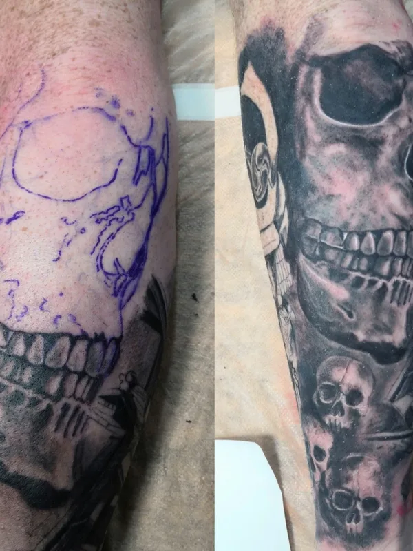 black and grey realism татуировка на forearm #36852 | Тату мастер Рузель Ситдыков