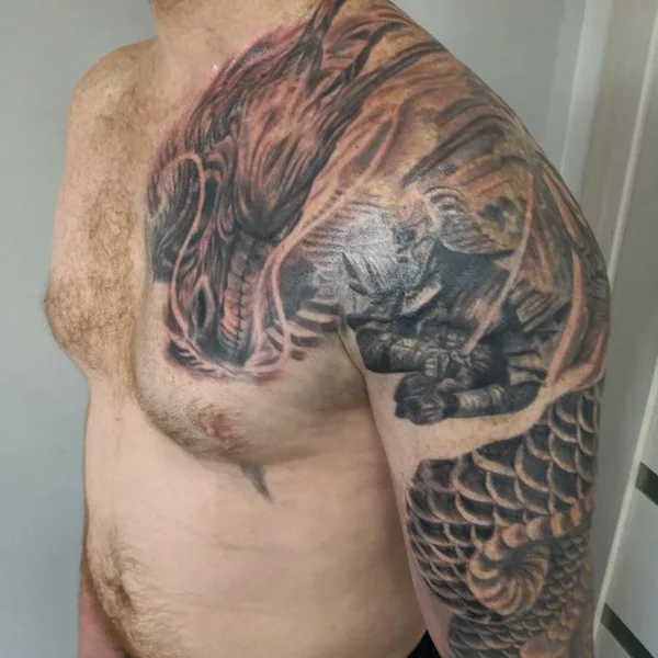 Portrait tattoo by Рузель Ситдыков in Альметьевск