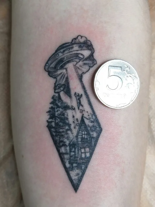 black and grey blackwork татуировка на forearm #36855 | Тату мастер Рузель Ситдыков