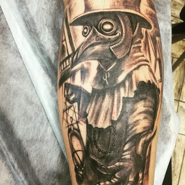 Portrait tattoo by Рузель Ситдыков in Альметьевск