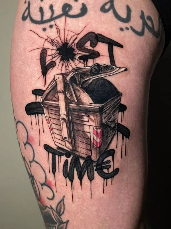 Авторская tattoo by Daniele IllCane Saponaro in Roma