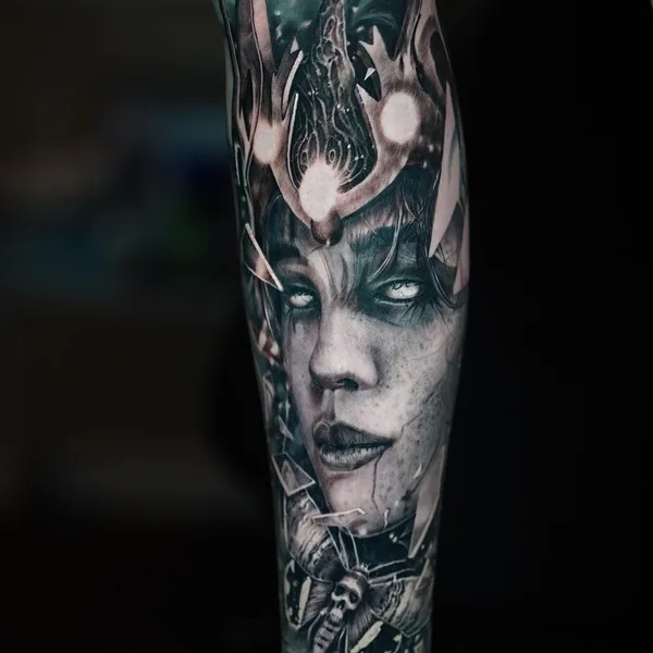 Реализм tattoo by Максим Мельник in Минск