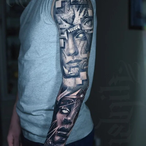 Реализм tattoo by Максим Мельник in Минск