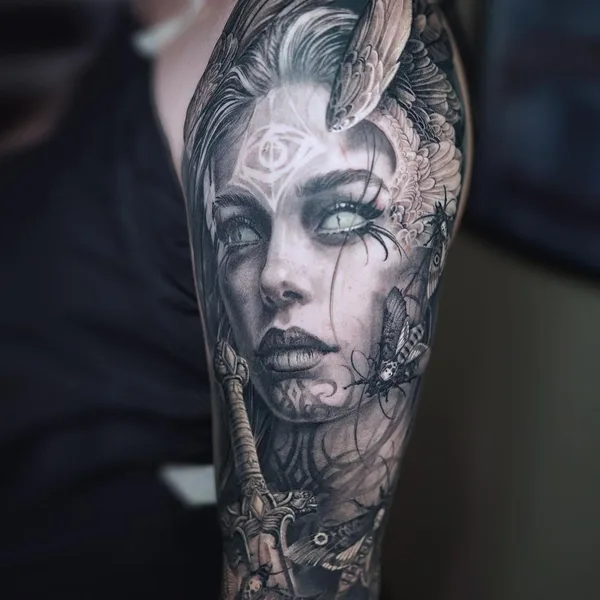 Реализм tattoo by Максим Мельник in Минск