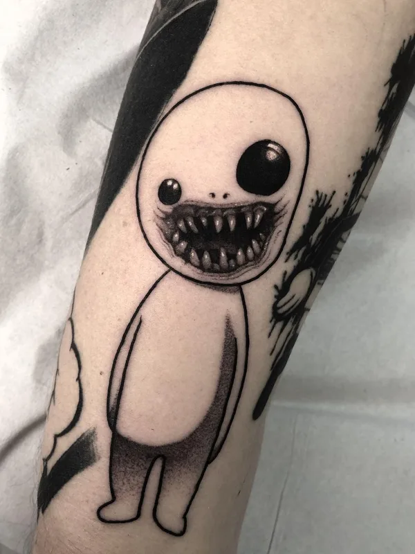 black blackwork Tatuaggio su forearm #40803 | Tatuatore El UF