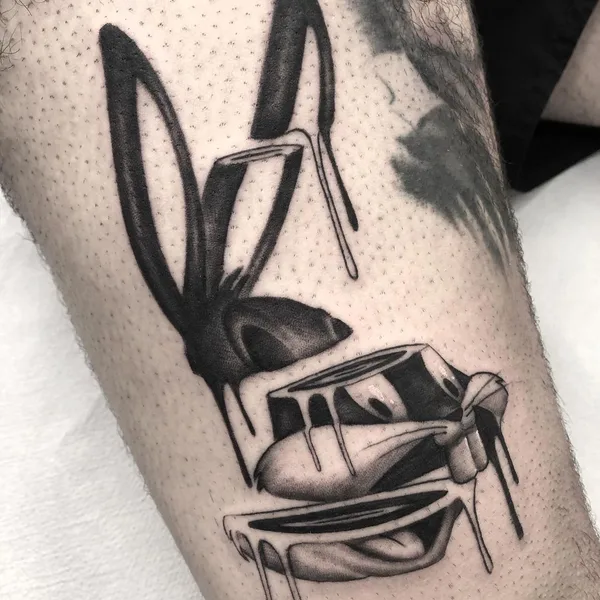 Графика tattoo by El UF in Barcelona
