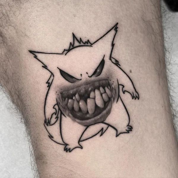 Графика tattoo by El UF in Barcelona