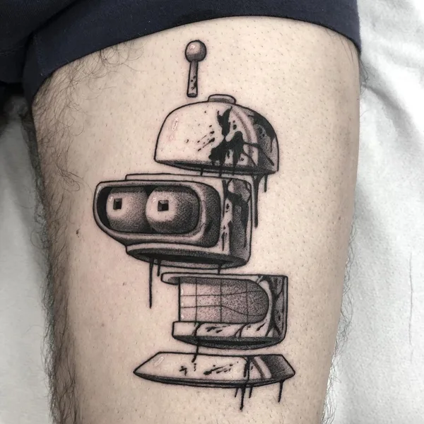 Графика tattoo by El UF in Barcelona