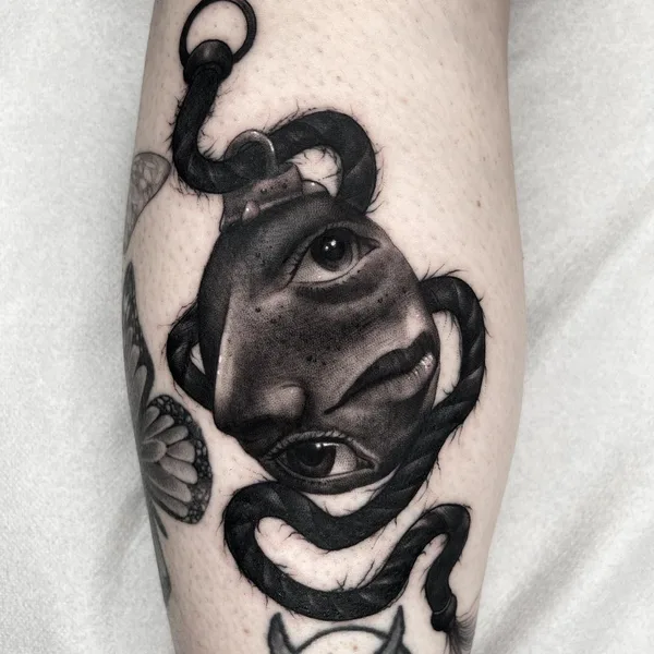 Графика tattoo by El UF in Barcelona