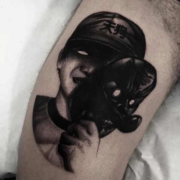 Графика tattoo by El UF in Barcelona