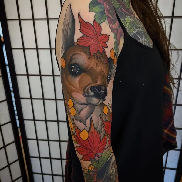 Neo Traditional tattoo by Sneakymitch in Leeds