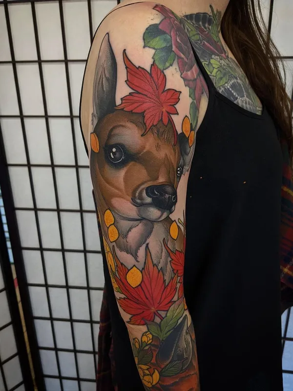 Neo Traditional tattoo by Sneakymitch in Leeds