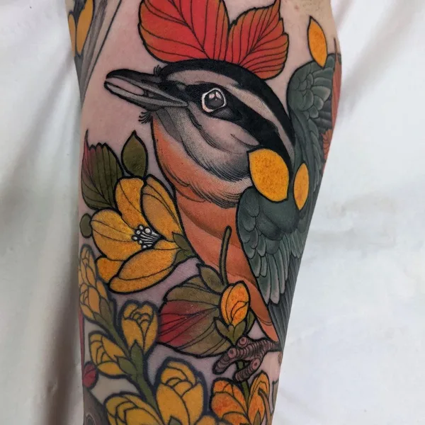 Neo Traditional tattoo by Sneakymitch in Leeds
