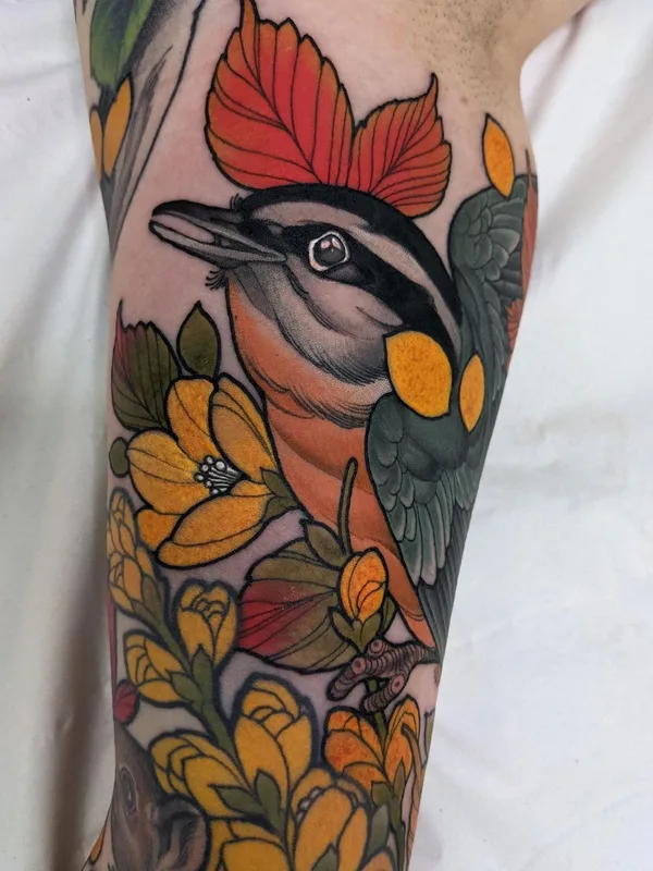 Neo Traditional tattoo by Sneakymitch in Leeds