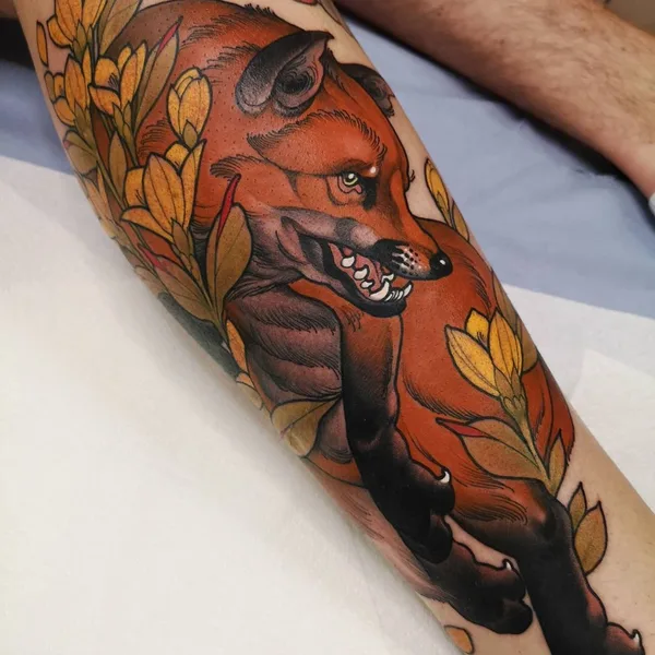 Neo Traditional tattoo by Sneakymitch in Leeds