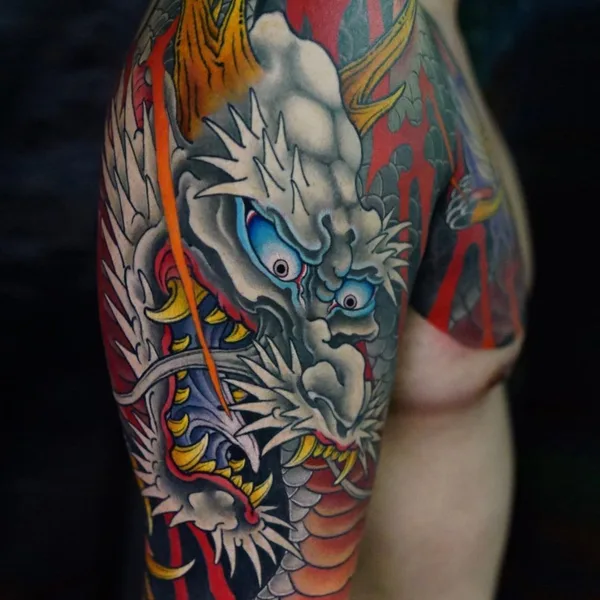 Oriental tattoo by Outlawink Sen