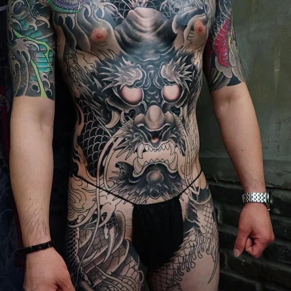 Oriental tattoo by Outlawink Sen