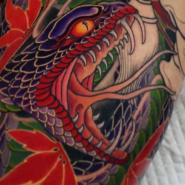 Oriental tattoo by Outlawink Sen