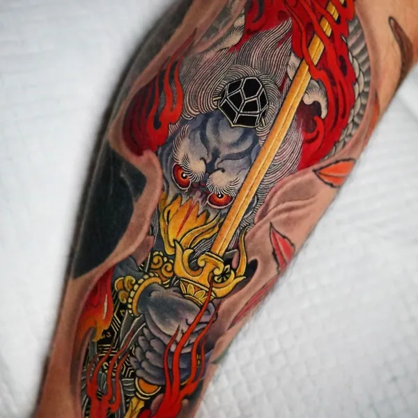 Oriental tattoo by Outlawink Sen