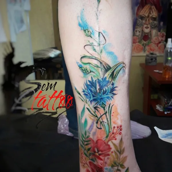 Abstract tattoo by елена семененко in Севастополь