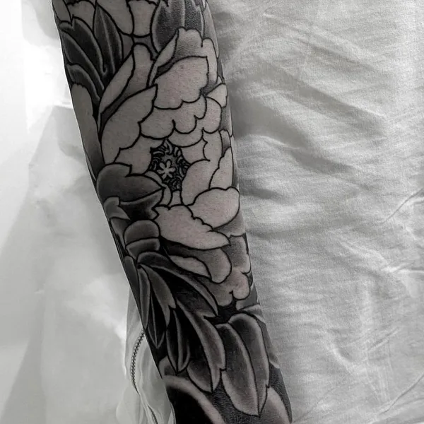 Ботаника tattoo by Niko Inky in Stuttgart