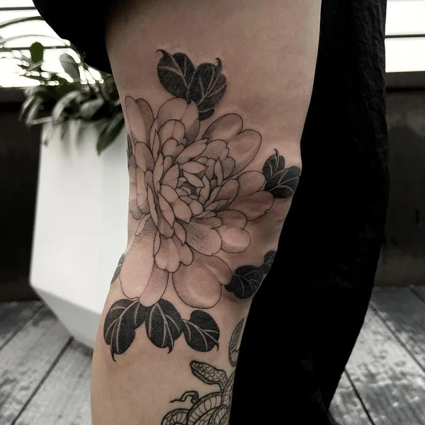 Ботаника tattoo by Niko Inky in Stuttgart