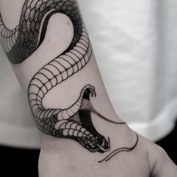 Ботаника tattoo by Niko Inky in Stuttgart