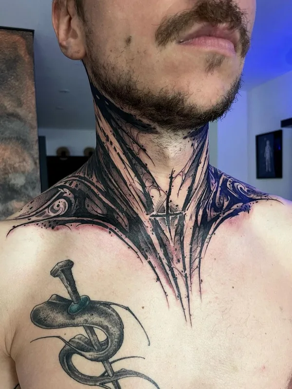 Lettering tattoo by Vladsaw in Metz