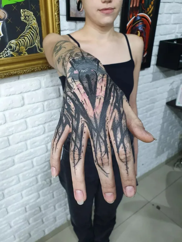 Lettering tattoo by Vladsaw in Metz