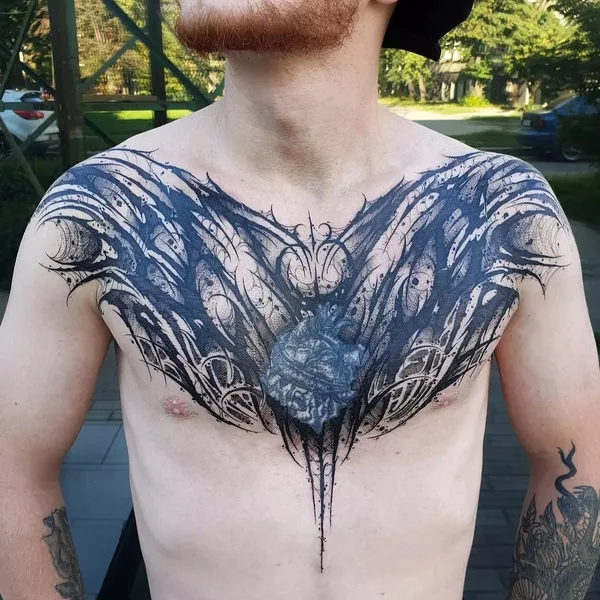 Lettering tattoo by Vladsaw in Metz