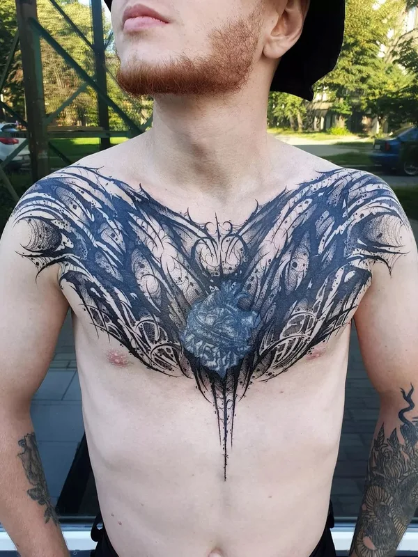 Lettering tattoo by Vladsaw in Metz