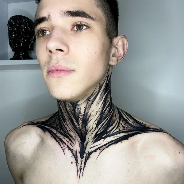 Lettering tattoo by Vladsaw in Metz