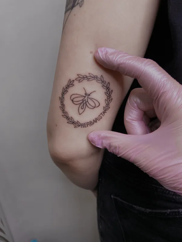 black linework татуировка на forearm #59312 | Тату мастер Jenya Willow