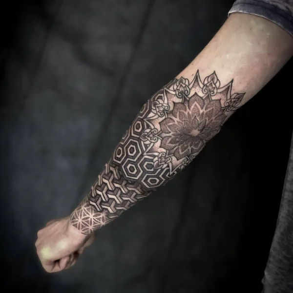 Dotwork tattoo by Наталья Потапова in Электросталь