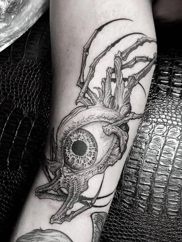 Horror tattoo by Jean Choir in Marseille