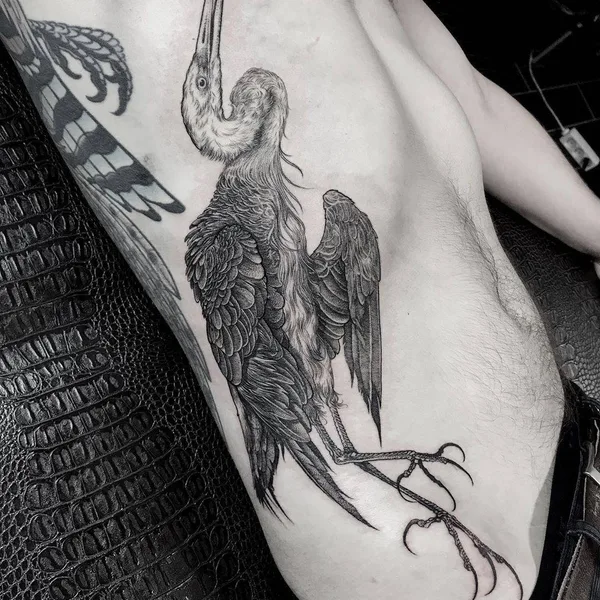 Хоррор tattoo by Jean Choir in Marseille