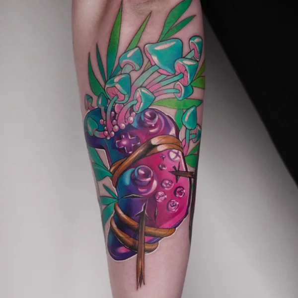 Geometric tattoo by Ivan Androsov  in Bricktown