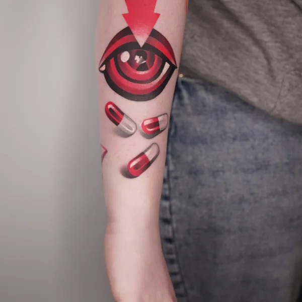 Geometric tattoo by Ivan Androsov  in Bricktown