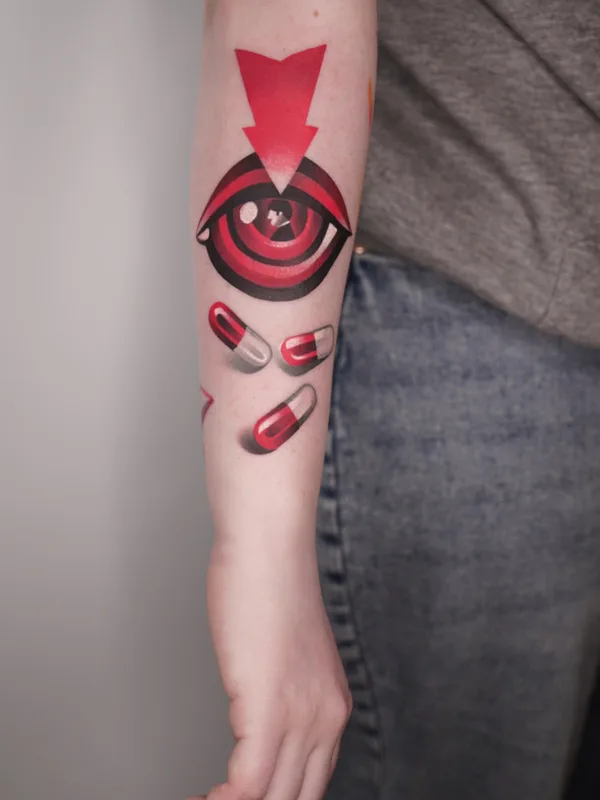 color illustrative tattoo on forearm #59899 | Tattoo Artist Ivan Androsov 
