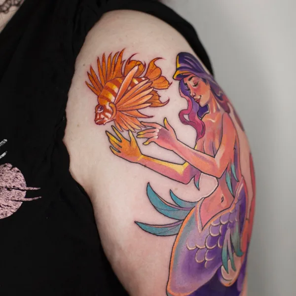 Geometric tattoo by Ivan Androsov  in Bricktown