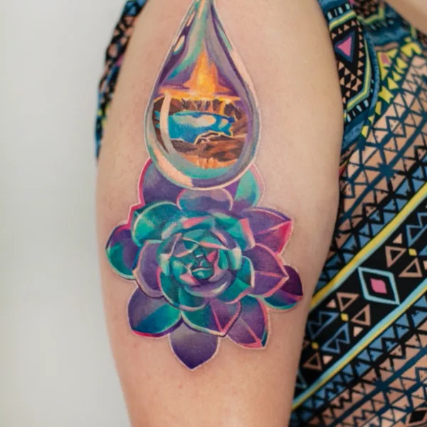 Geometric tattoo by Ivan Androsov  in Bricktown