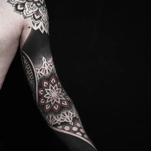 Dotwork tattoo by Oni.hori in Marietta